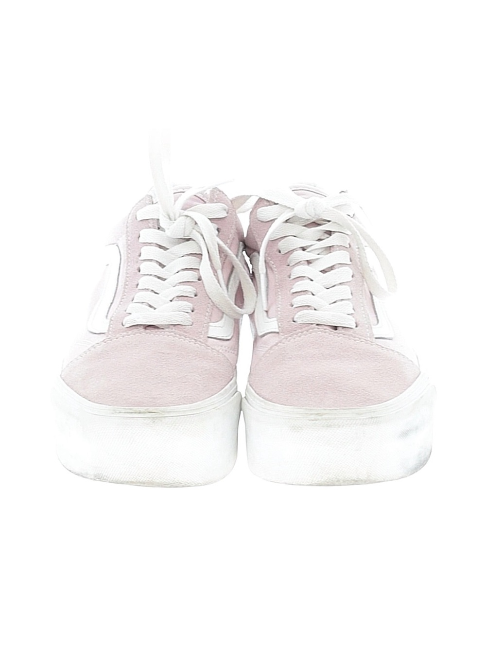 Vans Women’s Light Pink Suede Platform Sneakers 9.5